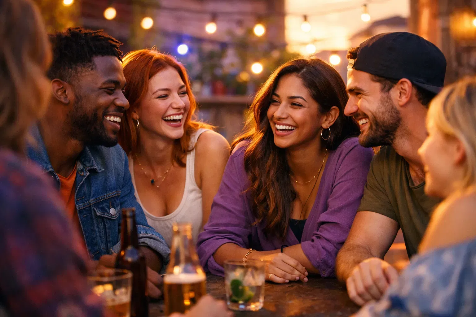 People vibing together